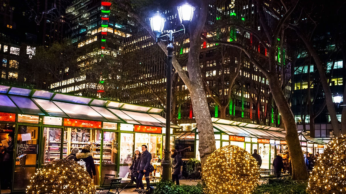 Bryant park winter village 2024