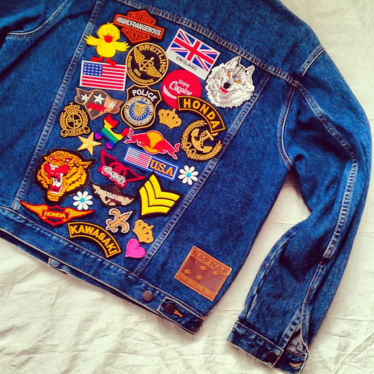 Patches jacket denim