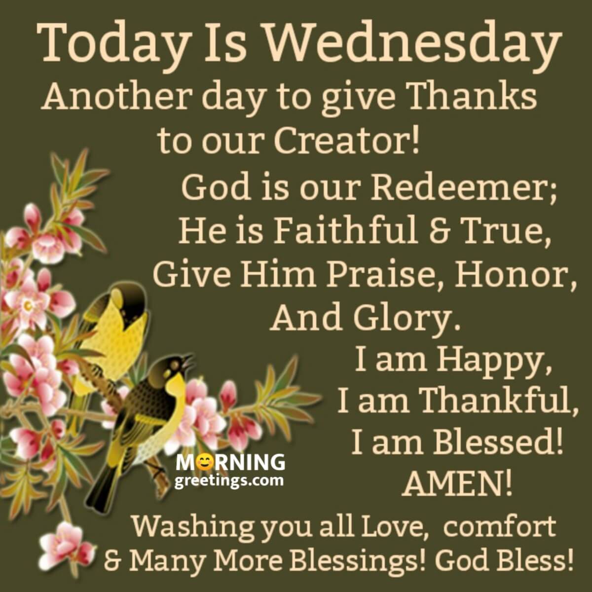 Goodmorning wednesday blessings