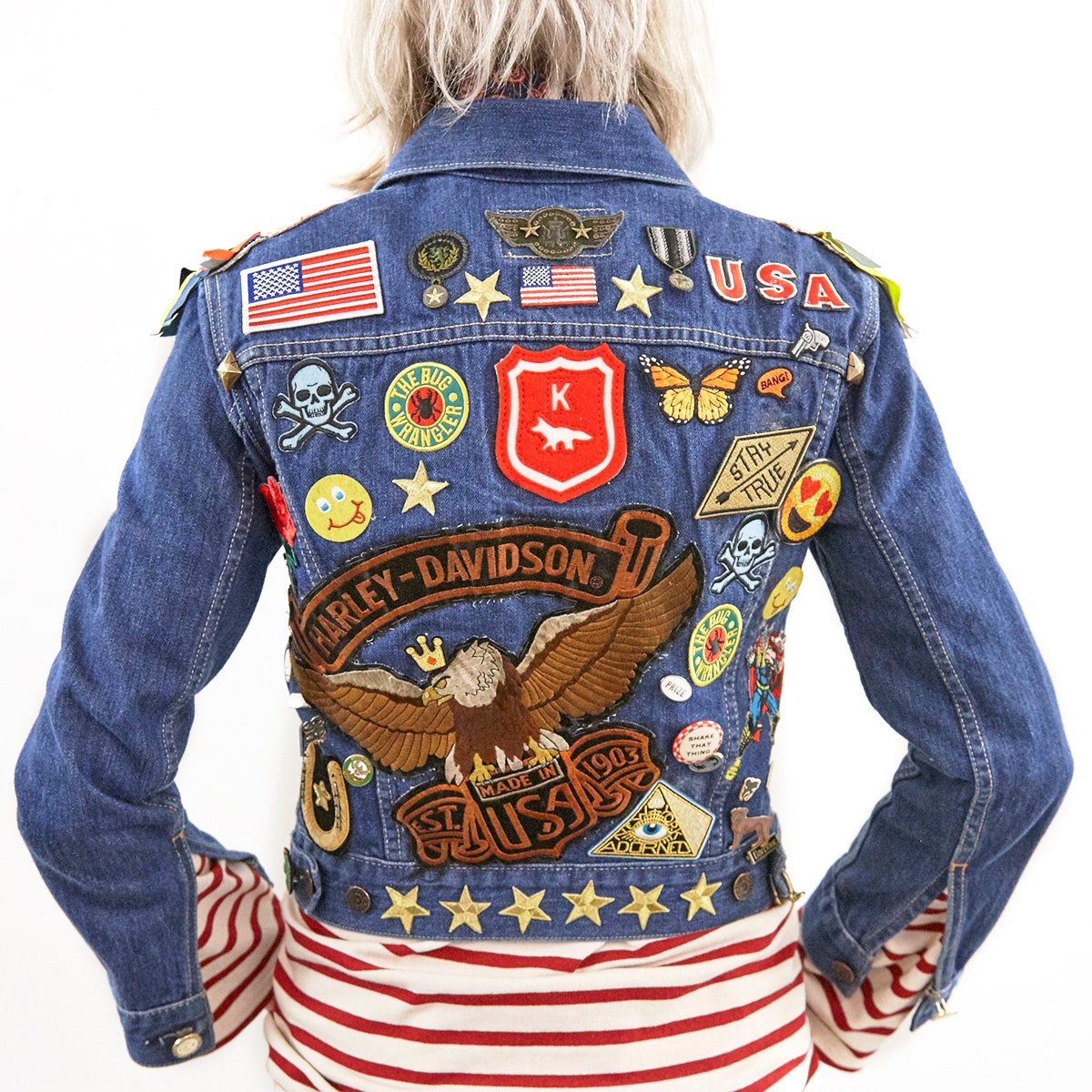 Patches jacket denim