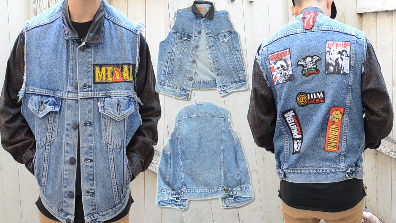 Patches jacket denim